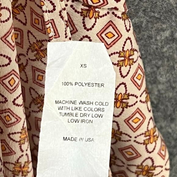 Sur La Cote Belinda Jumpsuit Womens XS Pink Soleil Geometric Halter Boho Beach - Picture 10 of 11